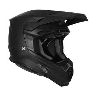 Just1 Motocross Helmet J22F Solid - Black