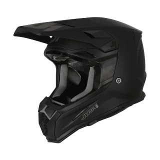 Just1 Motocross Helmet J22F Solid - Black