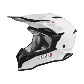Just1 Motocross Helmet J39 Solid - White