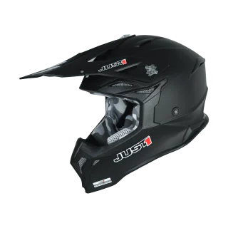 Just1 Motocross Helmet J39 Solid - Black