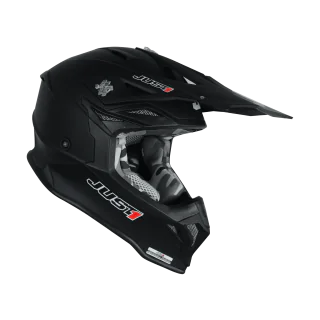 Just1 Motocross Helmet J39 Solid - Black