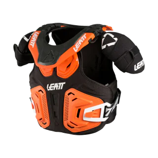 Leatt Youth Chest Protector Vest Fusion 2.0 - Orange / Black