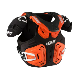 Leatt Youth Chest Protector Vest Fusion 2.0 - Orange / Black