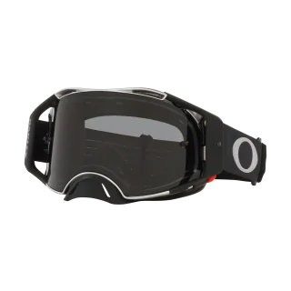 Oakley Motocross Goggle Airbrake MX Tuff Blocks Black Gunmetal - Dark Grey
