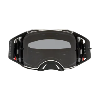 Oakley Motocross Goggle Airbrake MX Tuff Blocks Black Gunmetal - Dark Grey