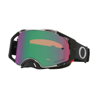 Oakley Motocross Goggle Airbrake MX Tuff Blocks Black Gunmetal - Prizm Jade Iridium