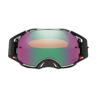 Oakley Motocross Goggle Airbrake MX Tuff Blocks Black Gunmetal - Prizm Jade Iridium