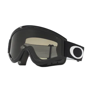 Oakley Motocross Goggle L-Frame Jet Black - Dark Grey
