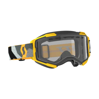 Scott Motocross Goggle Fury Enduro - Camo Green / Yellow - Clear