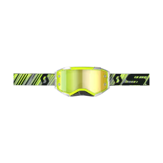 Scott Motocross Goggle Fury - Yellow / Grey - Mirror Yellow