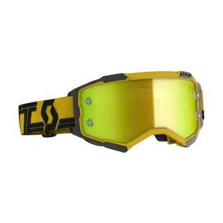 Scott Motocross Goggle Fury - Yellow / Black - Mirror Yellow