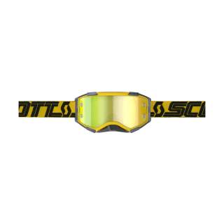 Scott Motocross Goggle Fury - Yellow / Black - Mirror Yellow