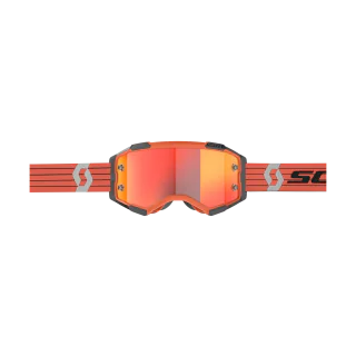 Scott Motocross Goggle Fury - Orange / Grey - Mirror Orange