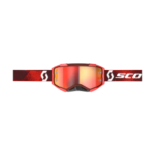 Scott Motocross Goggle Fury - Red - Mirror Orange