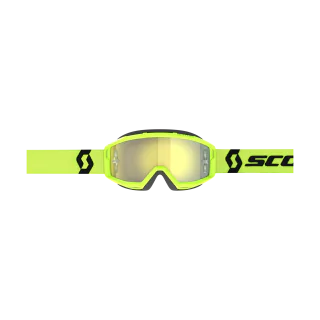 Scott Motocross Goggle Primal - Yellow / Black - Mirror Yellow