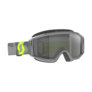 Scott Motocross Goggle Primal Sand Dust - Grey / Neon Yellow - Dark Grey