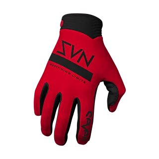 Seven Motocross Gloves Zero Contour - Red