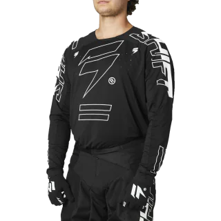 Shift Motocross Jersey 3LACK Label King - Black