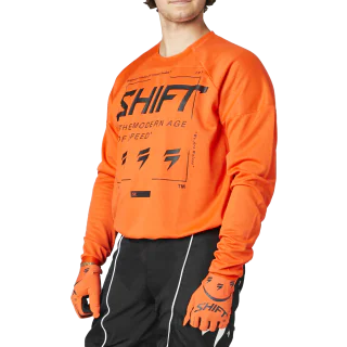 Shift Motocross Jersey WHIT3 Label Bliss - Blood Orange