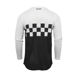 Thor Motocross Jersey Hallman Differ Cheq - Black / White