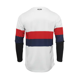 Thor Motocross Jersey Hallman Differ Draft - White / Red / Navy