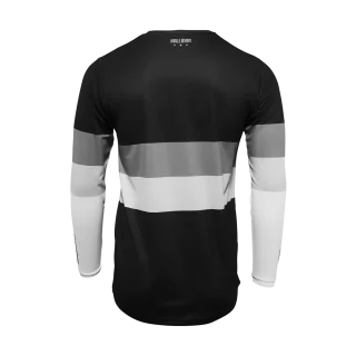 Thor Motocross Jersey Hallman Differ Draft - Black / White