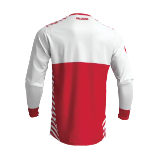 Thor Motocross Jersey Hallman Differ Slice - White / Red