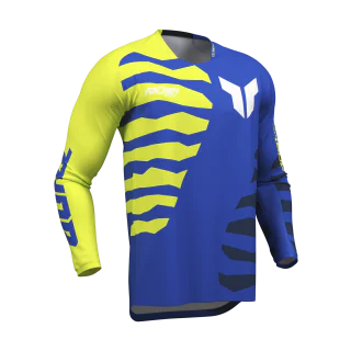 Thor Motocross Jersey 2027 Launchmode Shredder - Blue / Acid