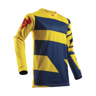 Thor Motocross Gear Pulse Level - Navy / Yellow