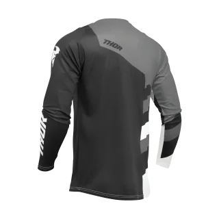 Thor Motocross Jersey Sector Checker - Charcoal Black / Grey