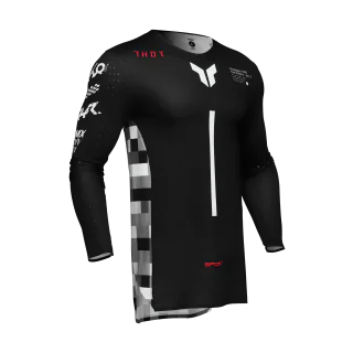 Thor Motocross Jersey Sportmode Riot - Black / Red