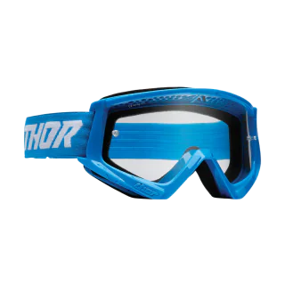 Thor Motocross Goggle Combat Racer - Blue / White - Clear