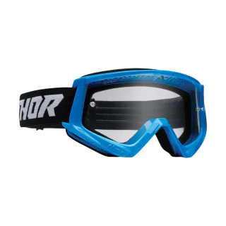 Thor Motocross Goggle Combat Racer - Blue / Black - Clear
