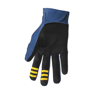 Thor Motocross Gloves 2026 Hallman Mainstay Slice - Navy / Lemon