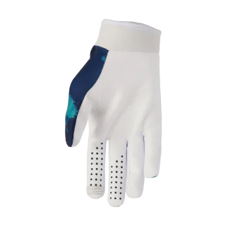 Thor Motocross Gloves 2026 Launchmode Bleach - White / Aqua