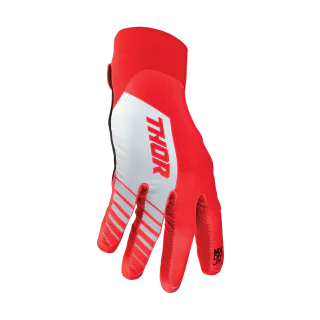 Thor Motocross Gloves Agile Analog - Red / White