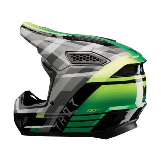Thor Motocross Helmet Fleet Camber - Black / Green