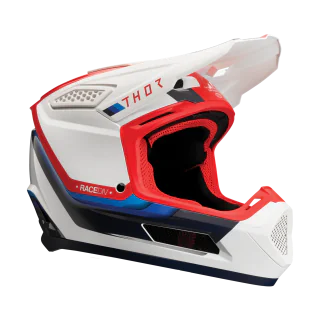 Thor Motocross Helmet Fleet Defy - White / Red / Blue