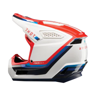 Thor Motocross Helmet Fleet Defy - White / Red / Blue
