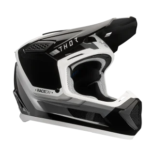Thor Motocross Helmet Fleet Defy - Black / White
