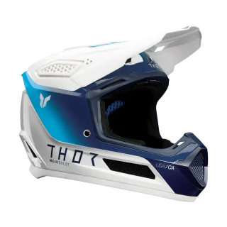 Thor Motocross Helmet Fleet Storm - White / Navy
