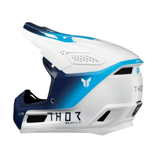 Thor Motocross Helmet Fleet Storm - White / Navy