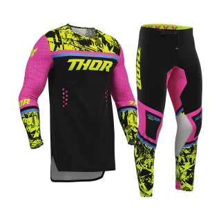 Thor Motocross Gear 2027 Sportmode Punk&#039;d - Black / Fuchsia