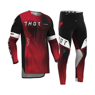 Thor Motocross Gear 2027 Sportmode Vanish - Black / Red