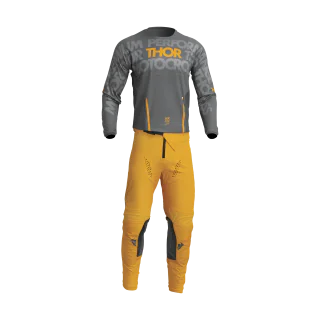 Thor Motocross Gear Pulse Mono - Grey / Yellow