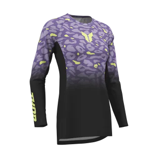 Thor Women Motocross Gear 2027 Launchmode Spotted - Black / Purple