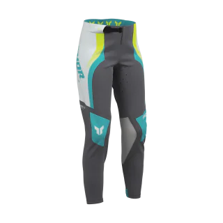 Thor Women Motocross Pants 2026 Sportmode Velocity - Grey / Aqua