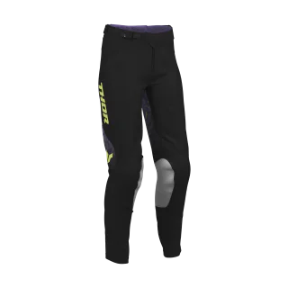 Thor Women Motocross Pants 2027 Launchmode Spotted - Black / Purple