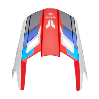 Thor Helmet Visor Fleet Defy - White / Red / Blue