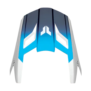 Thor Helmet Visor Fleet Storm - White / Navy
